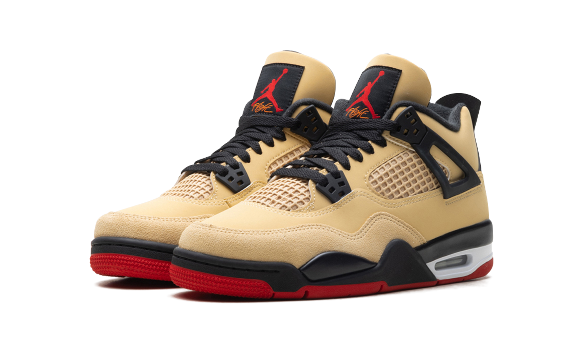 jordan 4 retro pizza gs+IH2094-200+diagnol left view