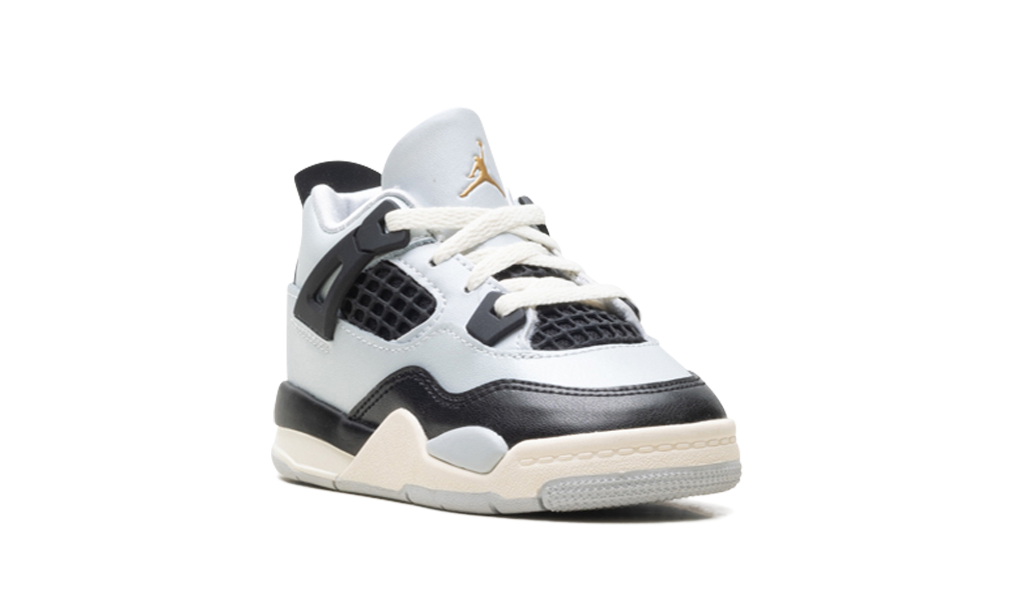 jordan 4 retro platinum gold td+FZ8584-070+diagnol right view