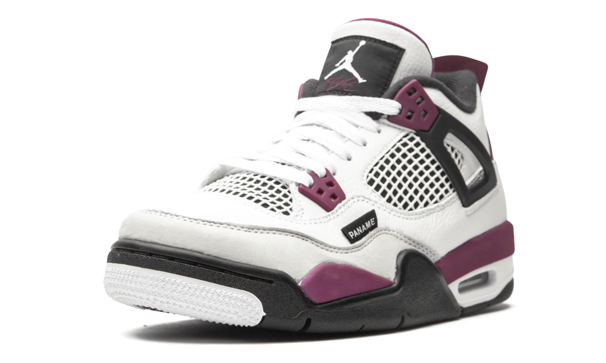 jordan 4 retro psg paris saint germain gs+CZ6509-100+left diagnol single view