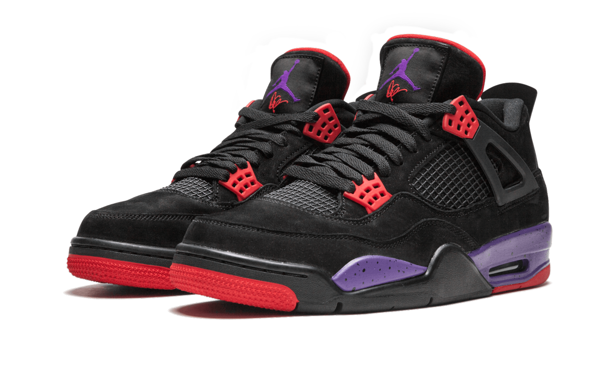 jordan 4 retro raptors drake ovo 2019+AQ3816-056+diagnol left view