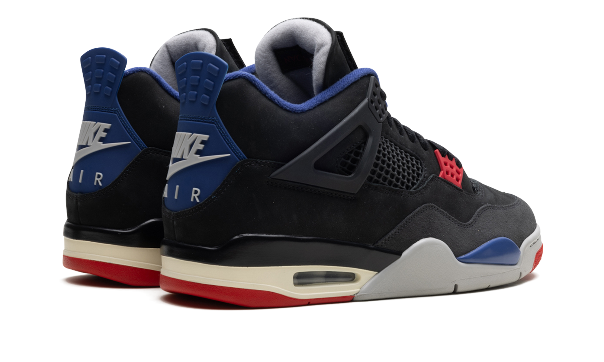 jordan 4 retro rare air white lettering+FV5029-003+diagnol right behind view