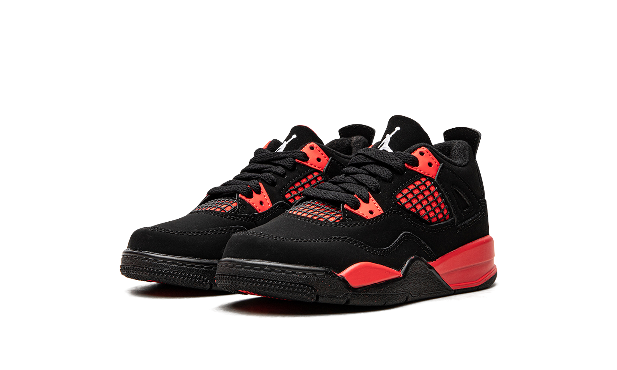 jordan 4 retro red thunder ps+BQ7669-016+diagnol left view