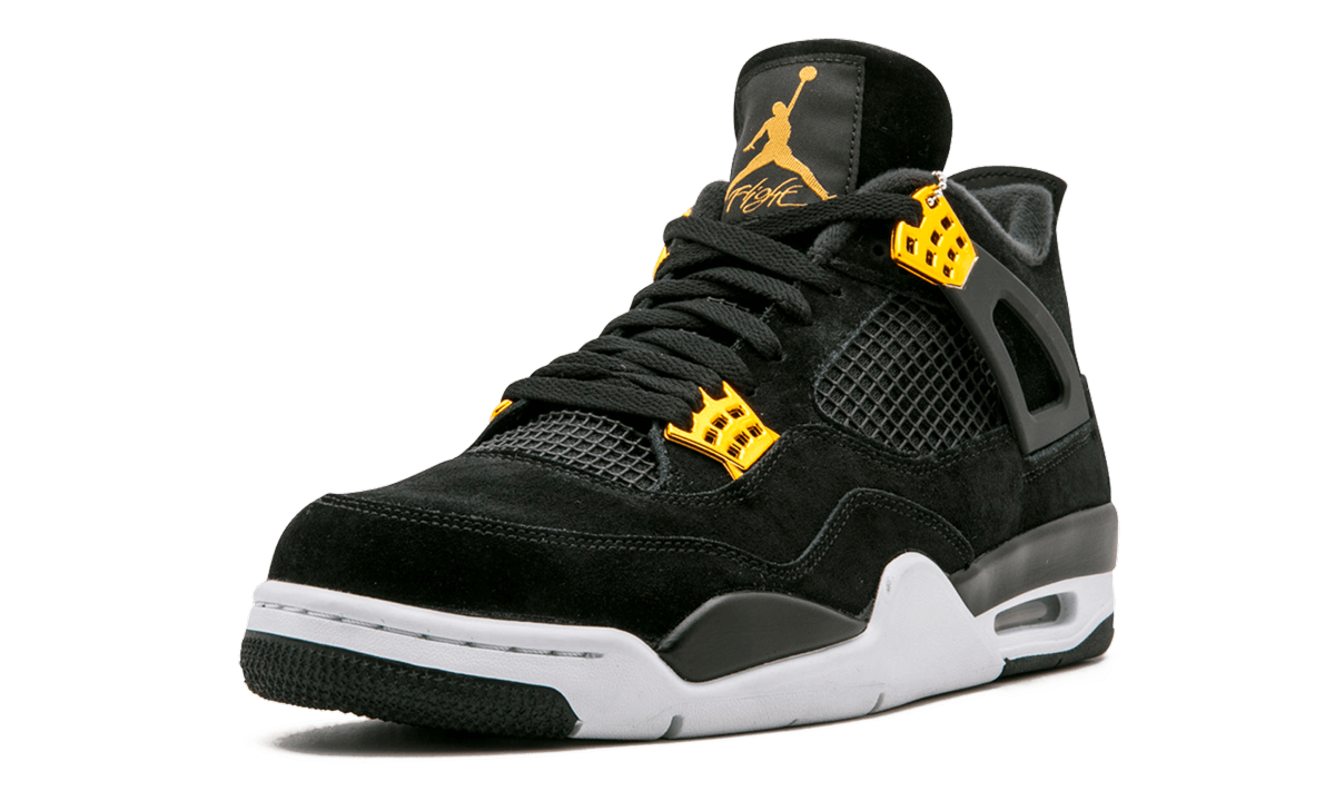 jordan 4 retro royalty+308497-032+left diagnol single view