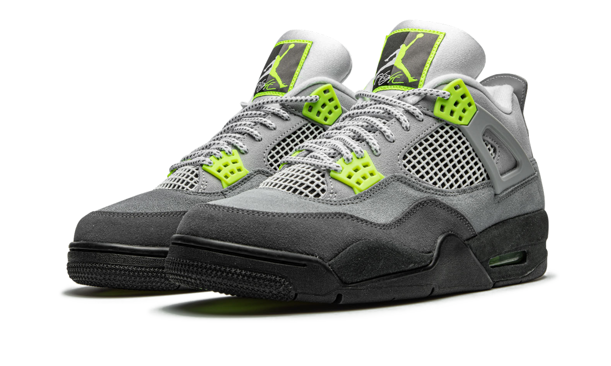 jordan 4 retro se 95 neon+CT5342-007+diagnol left view