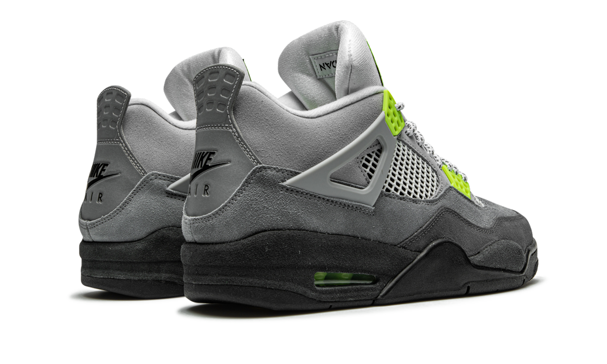 jordan 4 retro se 95 neon+CT5342-007+diagnol right behind view