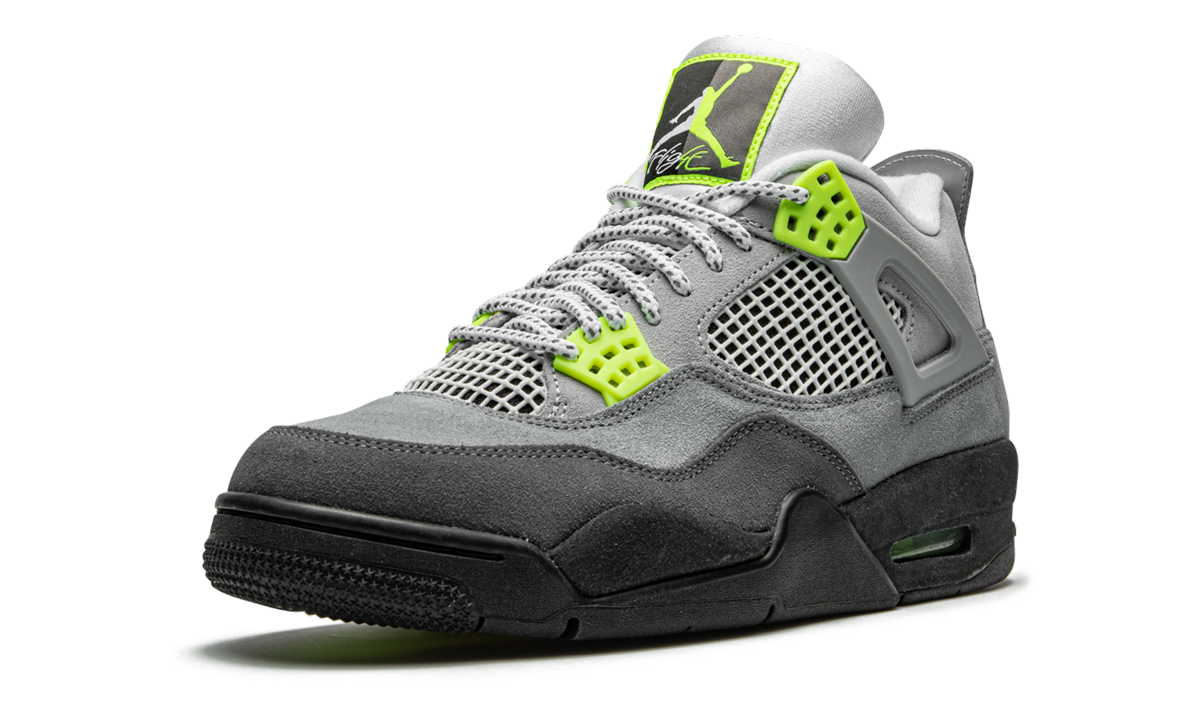 jordan 4 retro se 95 neon+CT5342-007+left diagnol single view