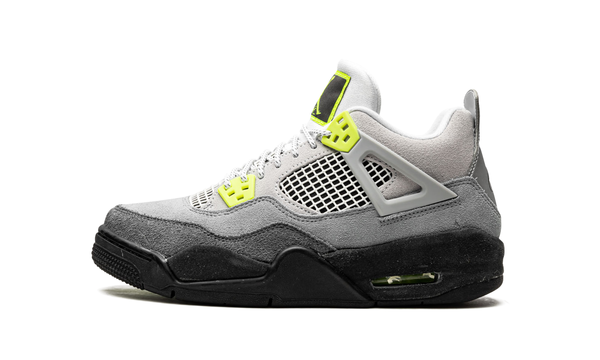 jordan 4 retro se 95 neon gs+CT5343-007+diagnol right view 1