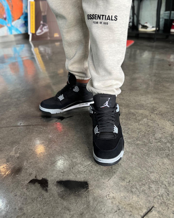 Jordan 4 Retro SE Black Canvas, Lifestyle View 3, SKU DH7138-006