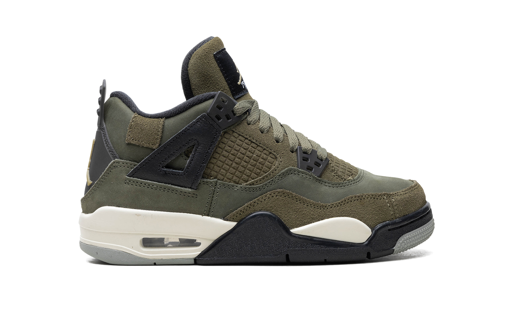 jordan 4 retro se craft medium olive gs+FB9928-200+right view
