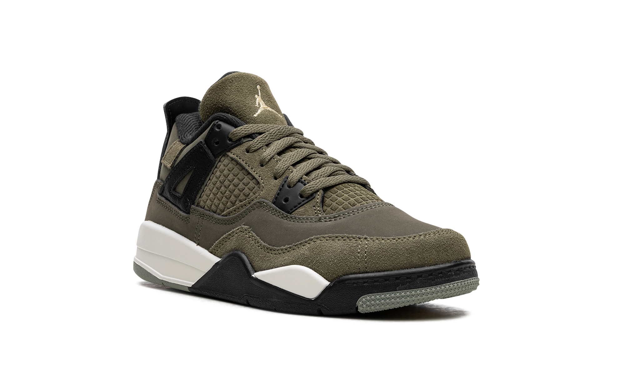 jordan 4 retro se craft medium olive ps+FB9929-200+diagnol right view