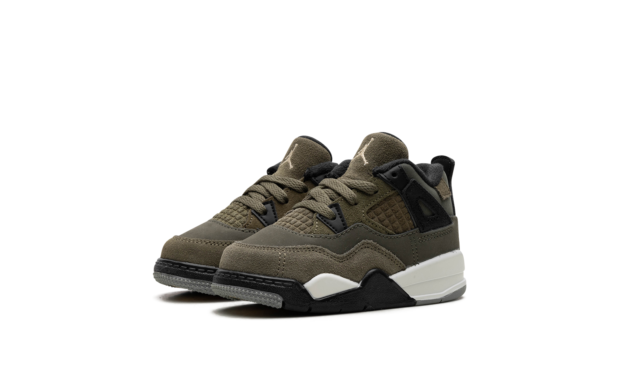 jordan 4 retro se craft medium olive td+FB9930-200+diagnol left view