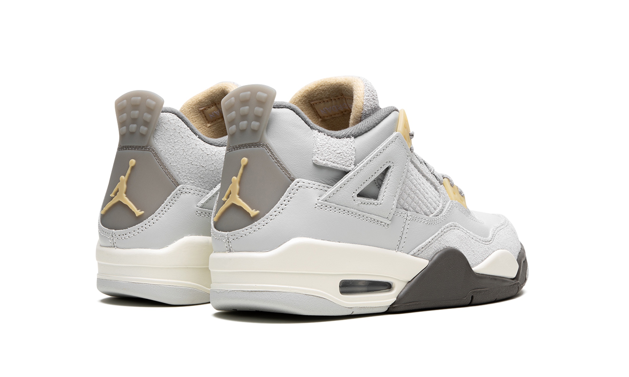 jordan 4 retro se craft photon dust gs+DV2262-021+diagnol right behind view