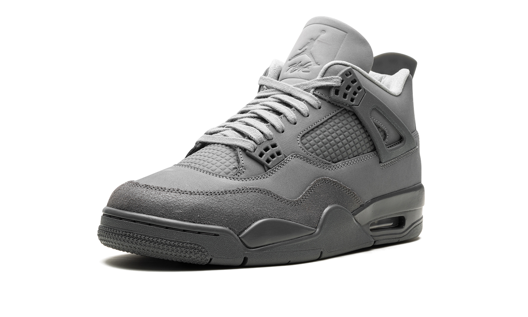 jordan 4 retro se paris olympics wet cement+FQ7928-001+left diagnol single view