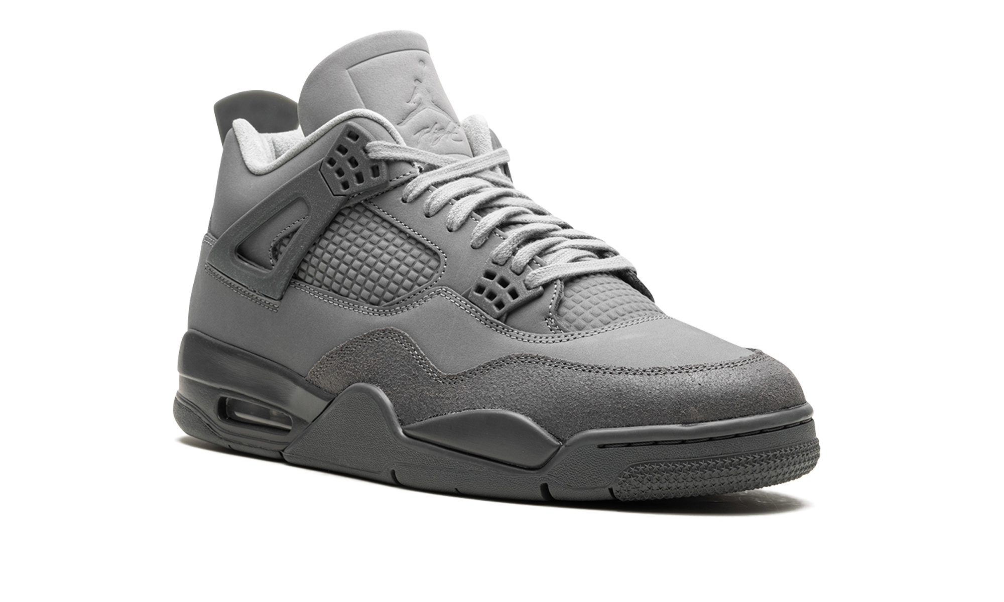 jordan 4 retro se paris olympics wet cement+FQ7928-001+diagnol right view