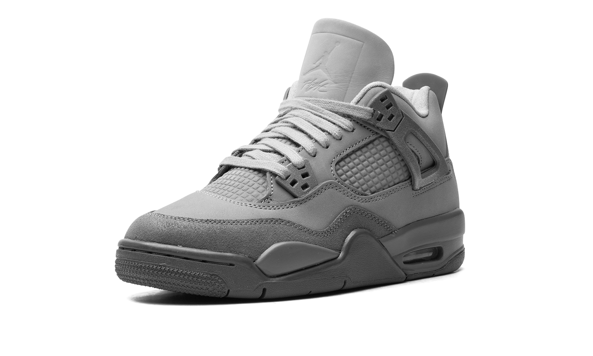 jordan 4 retro se paris olympics wet cement gs+HM8965-001+left diagnol single view
