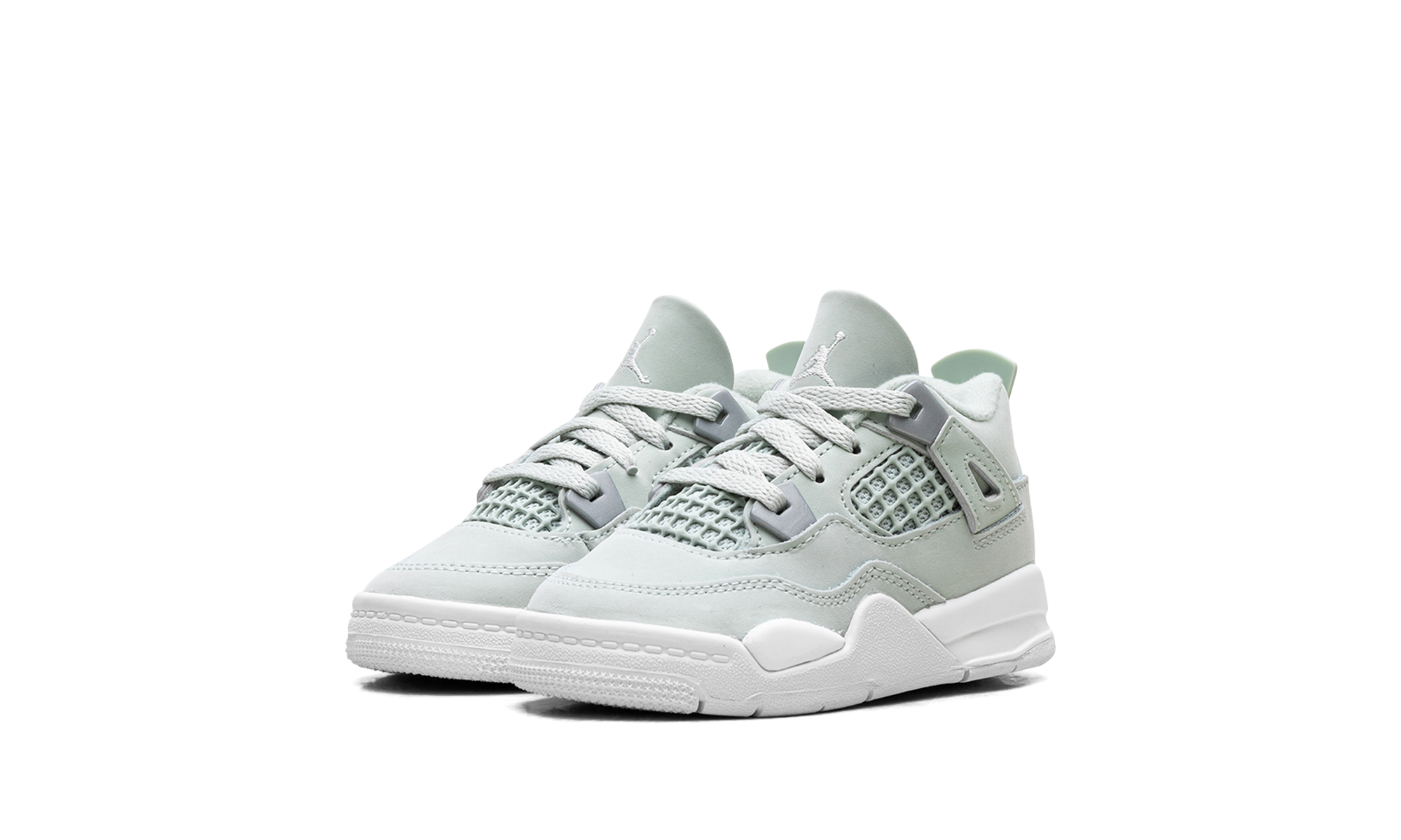 jordan 4 retro seafoam sail td+HV4384-003+diagnol left view