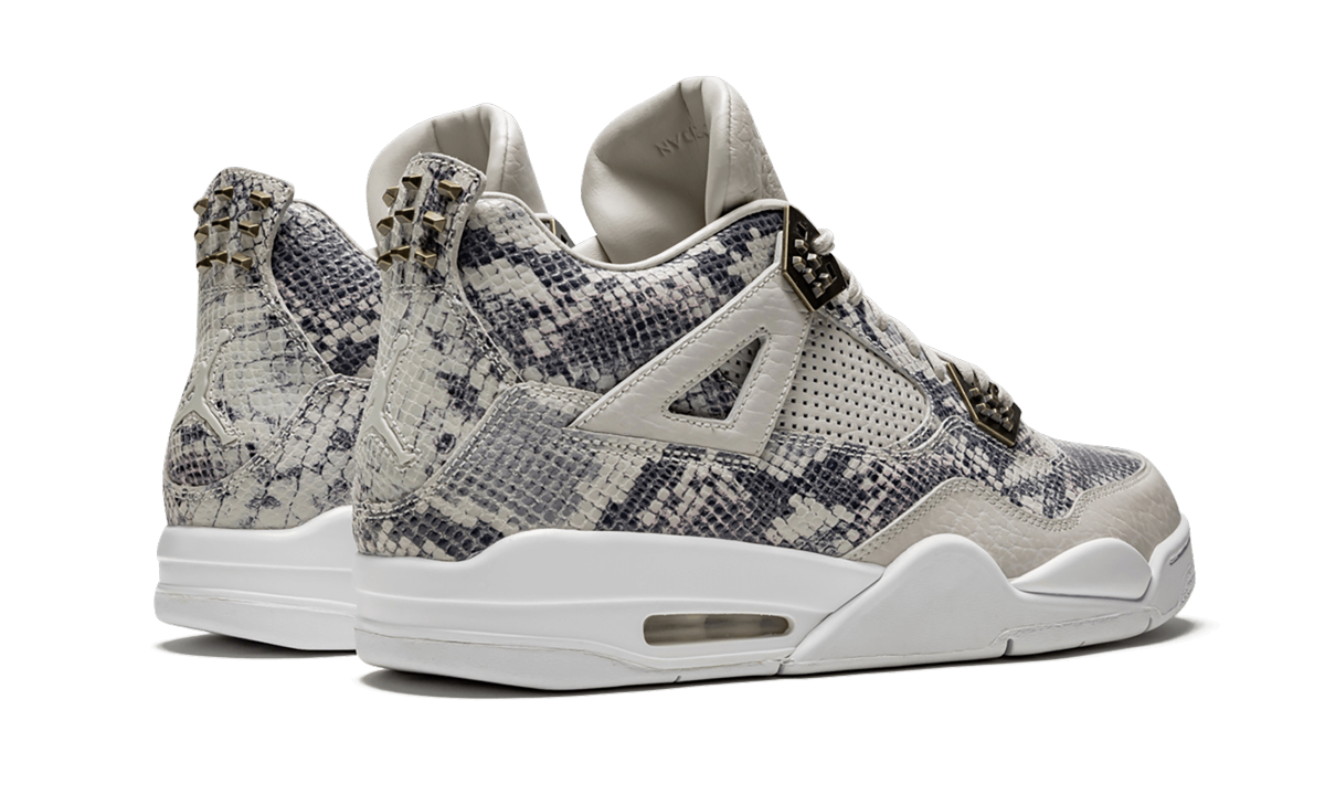 jordan 4 retro snakeskin+819139-030+diagnol right behind view