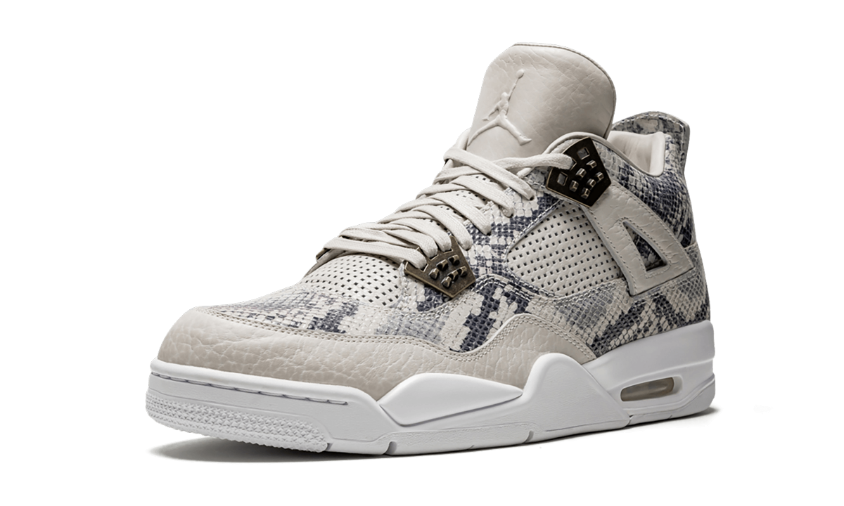 jordan 4 retro snakeskin+819139-030+left diagnol single view