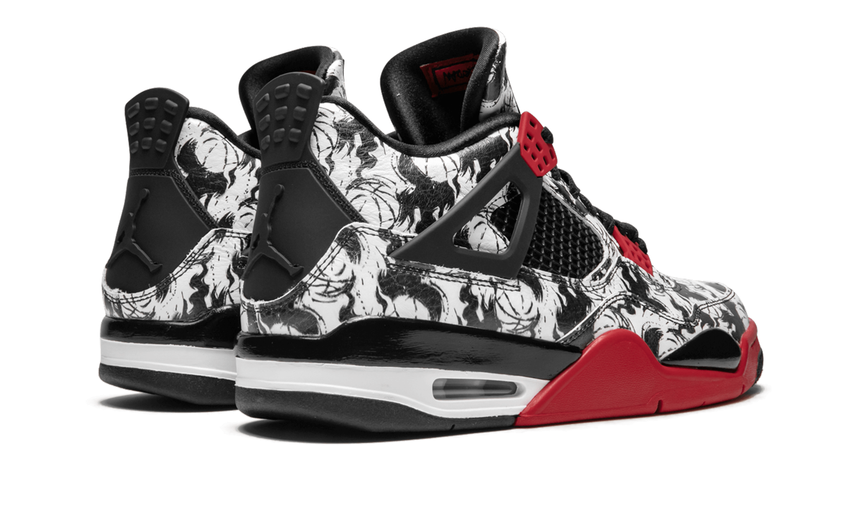 jordan 4 retro tattoo 2018+BQ0897-006+diagnol right behind view