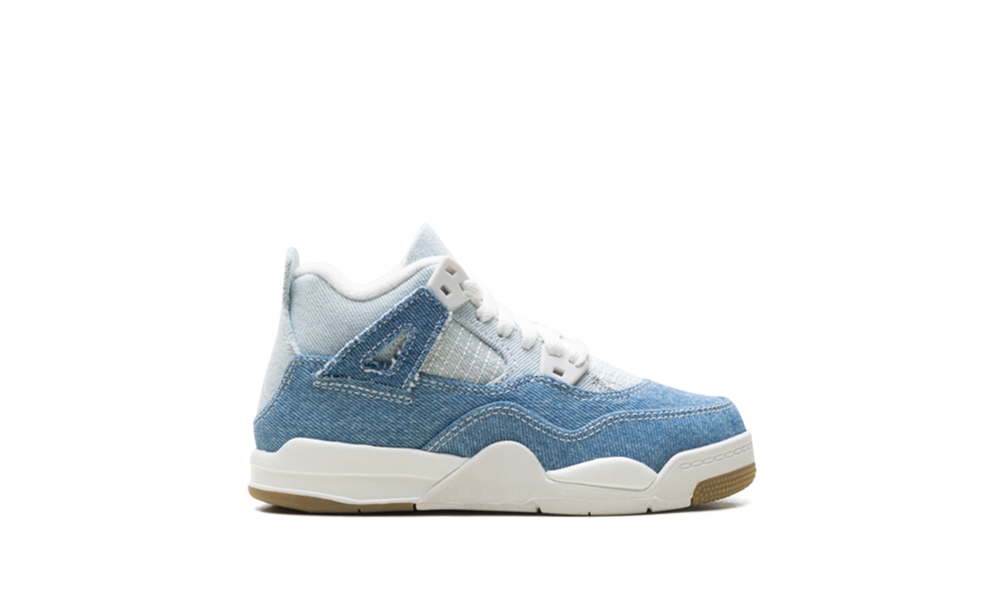 jordan 4 retro tex denim worn blue ps+IB6715-100+right view