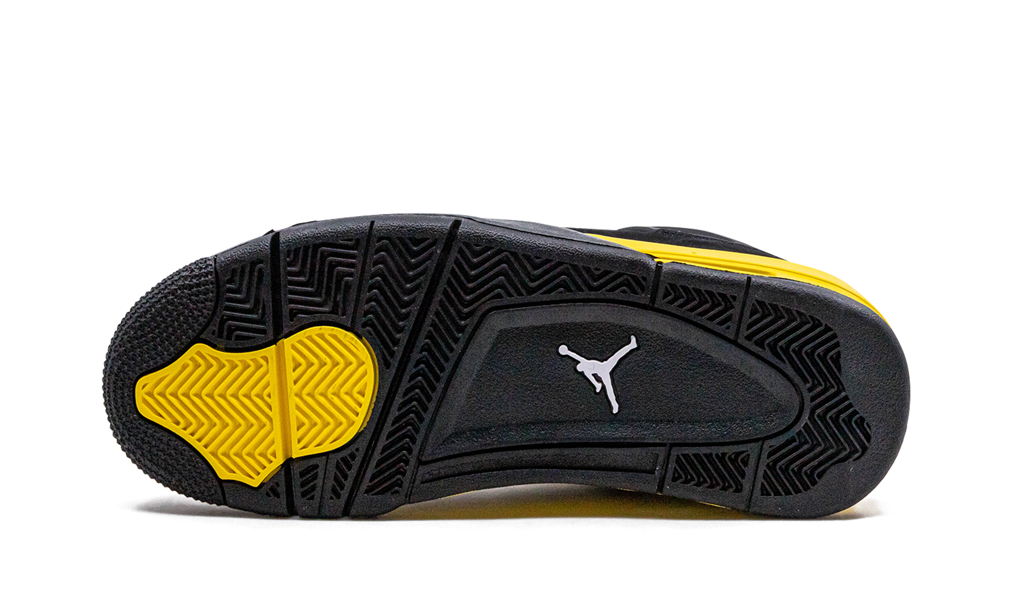 jordan 4 retro thunder 2023 gs+408452-017+bottom view