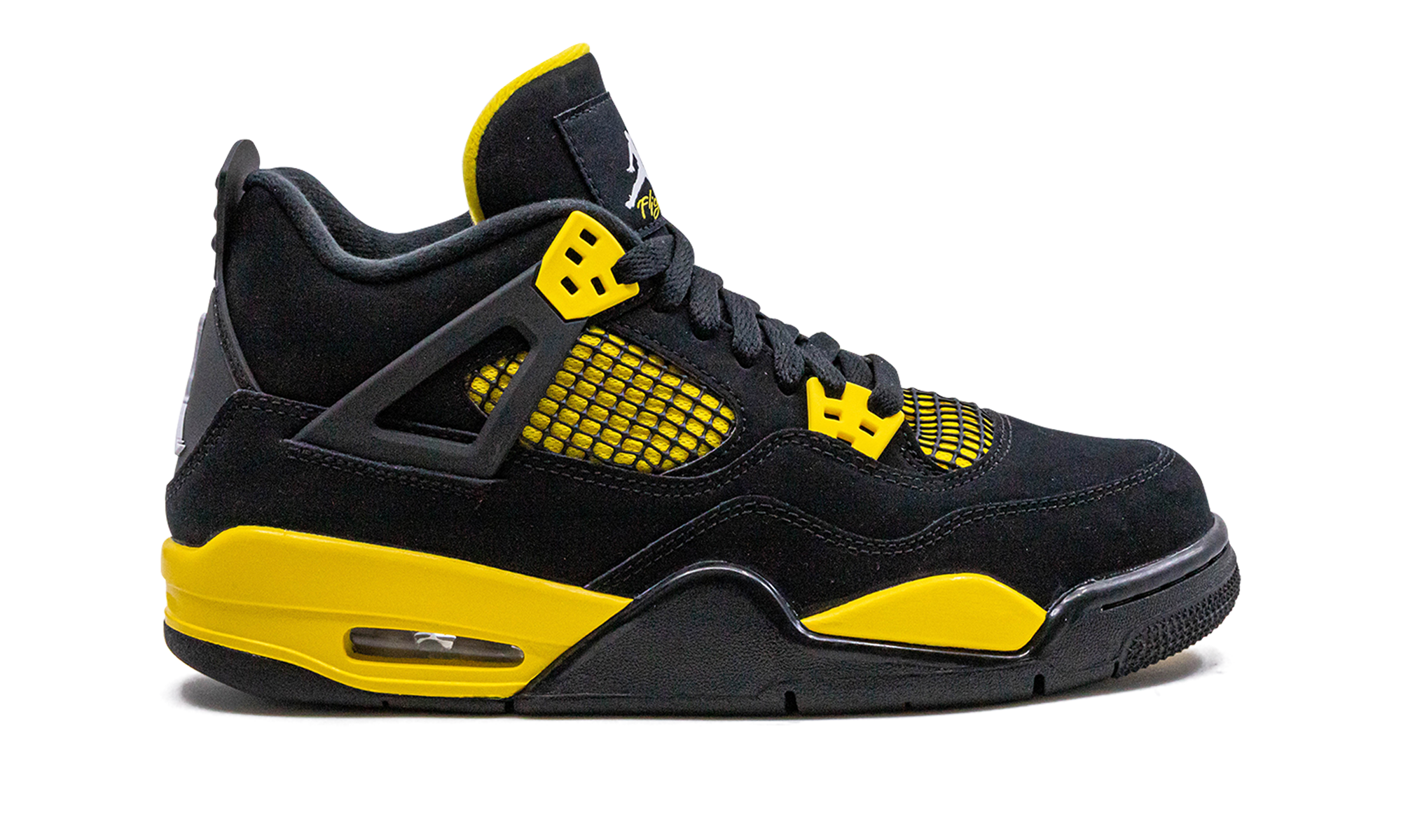 jordan 4 retro thunder 2023 gs+408452-017+right view