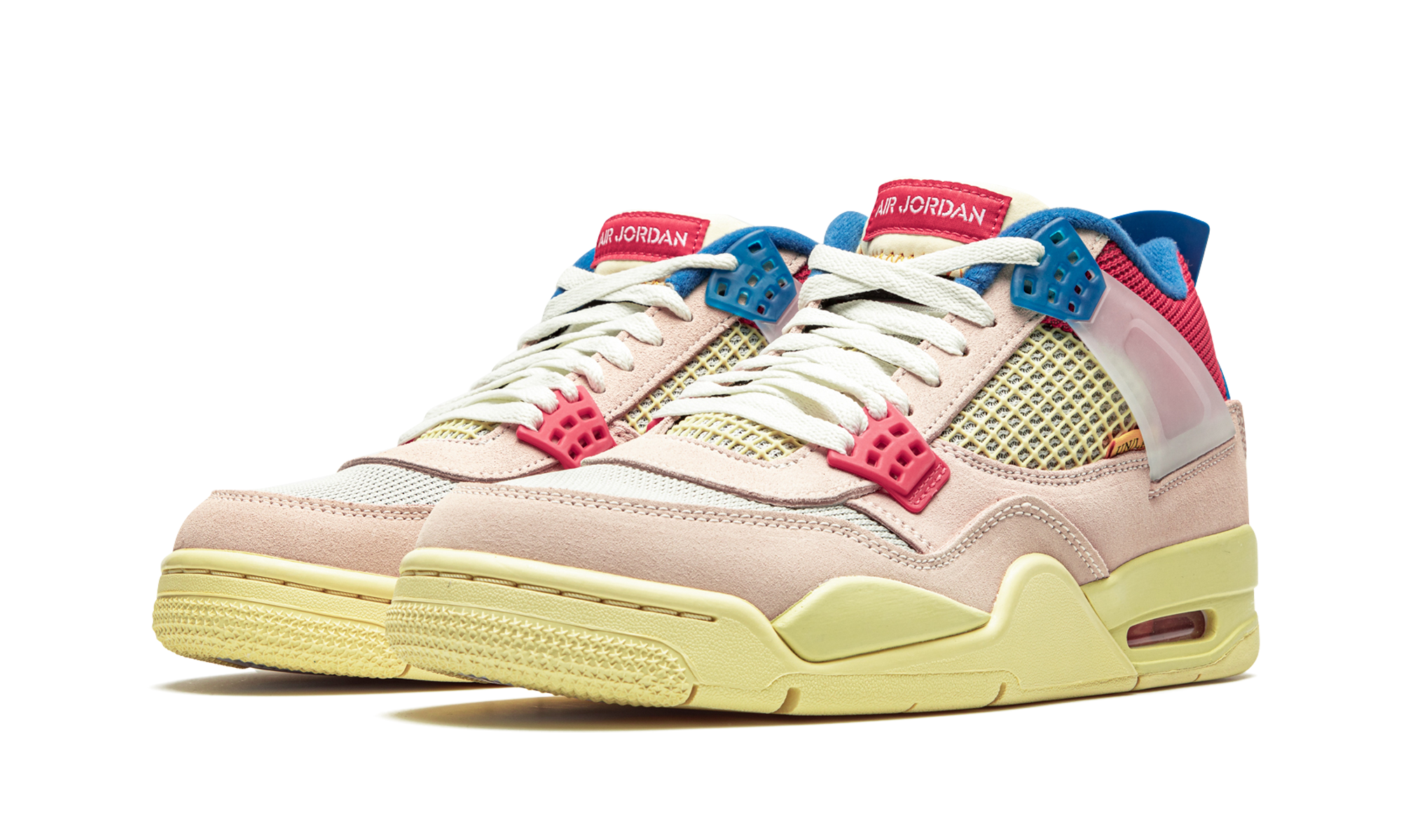 jordan 4 retro union guava ice+DC9533-800+diagnol left view