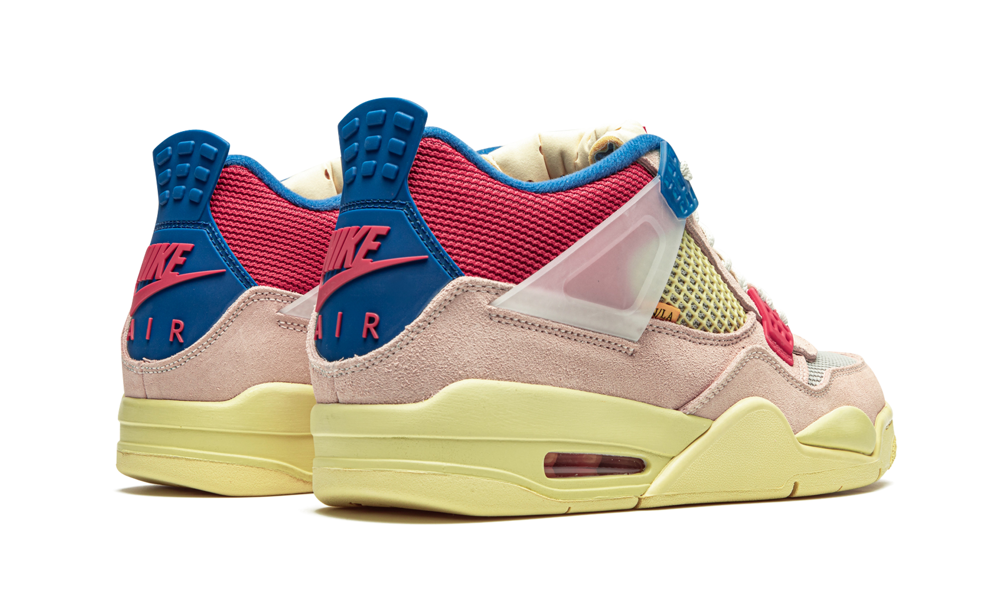 jordan 4 retro union guava ice+DC9533-800+diagnol right behind view