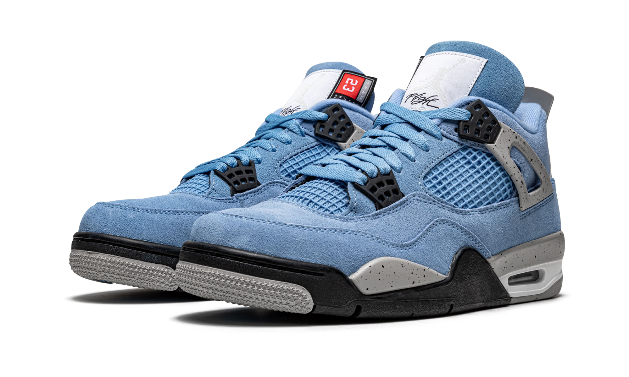 jordan 4 retro university blue+CT8527-400+diagnol left view