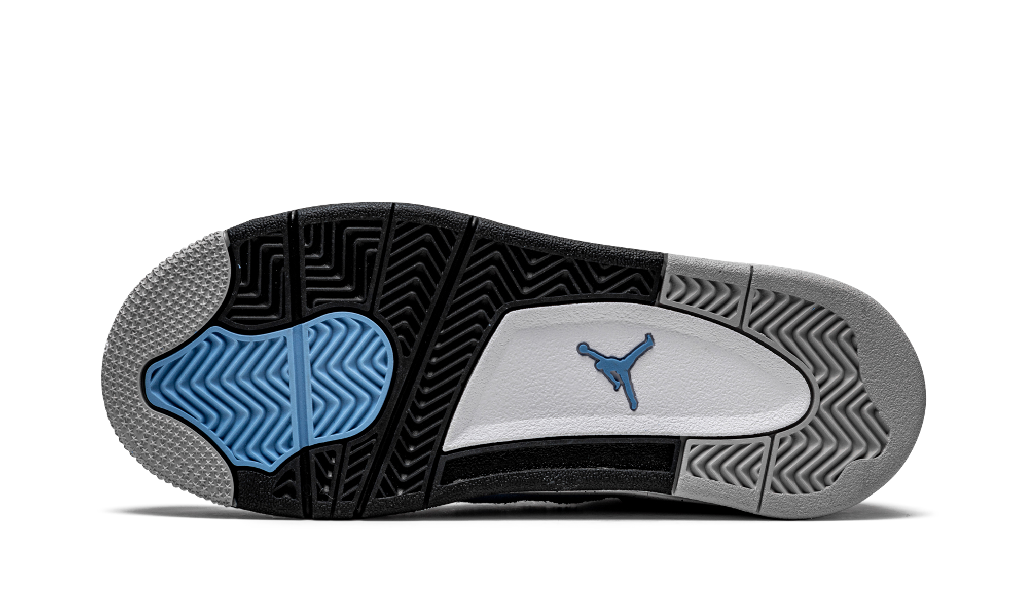 jordan 4 retro university blue ps+BQ7669-400+bottom view