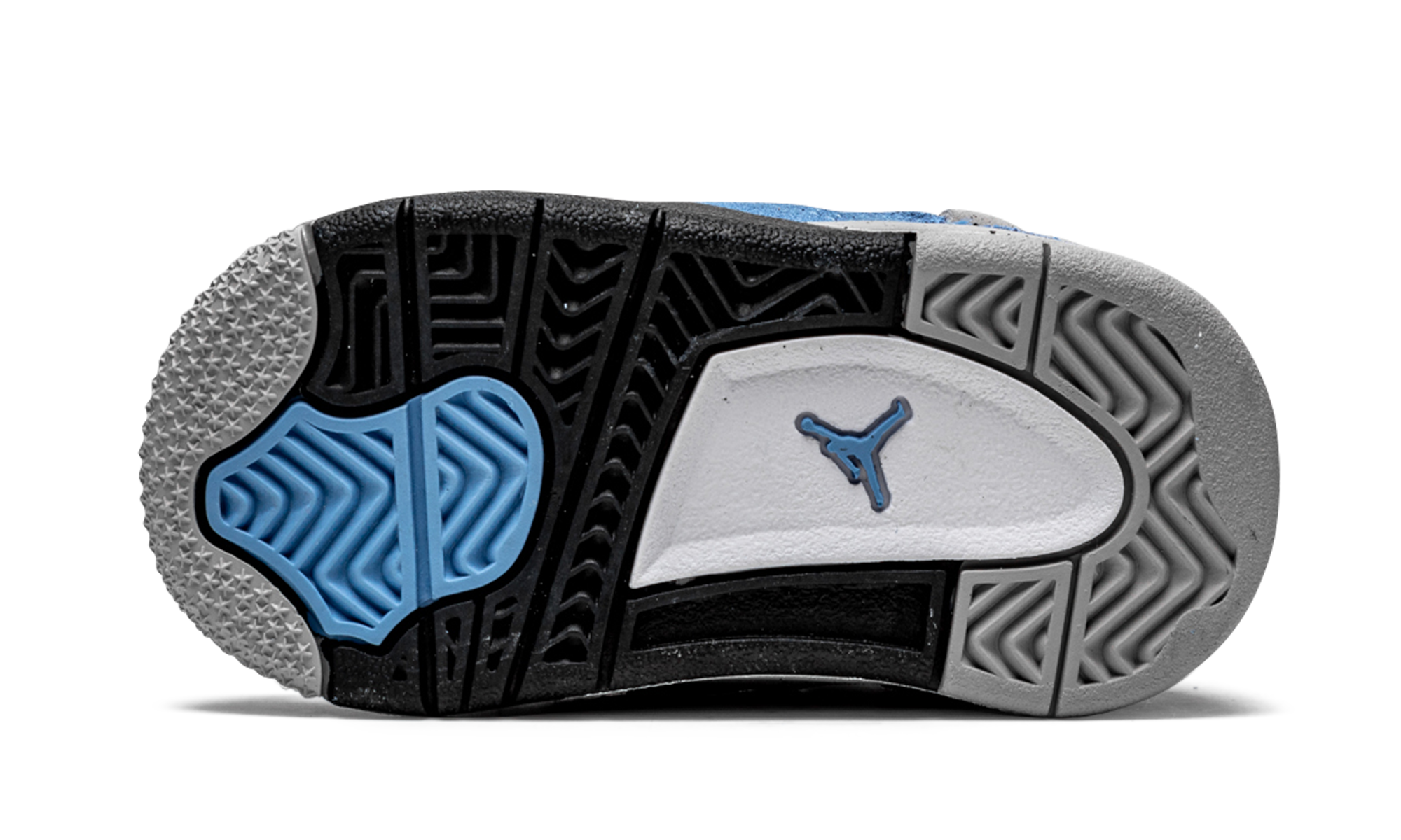 jordan 4 retro university blue td+BQ7670-400+bottom view