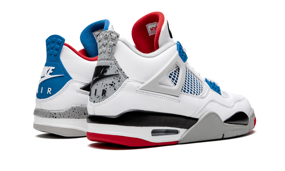 jordan 4 retro what the+CI1184-146+diagnol right behind view