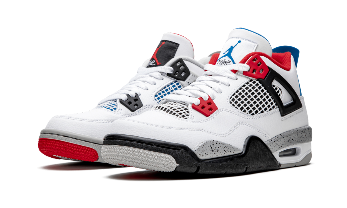 jordan 4 retro what the gs+408452-146+diagnol left view