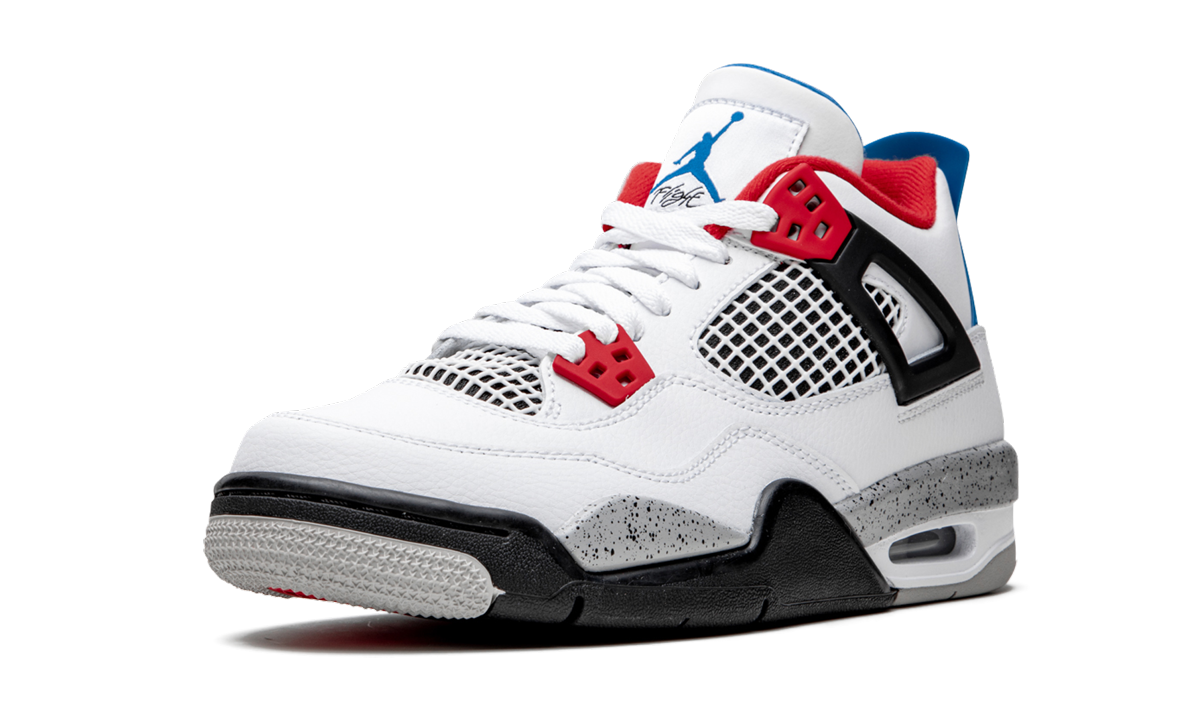 jordan 4 retro what the gs+408452-146+left diagnol single view