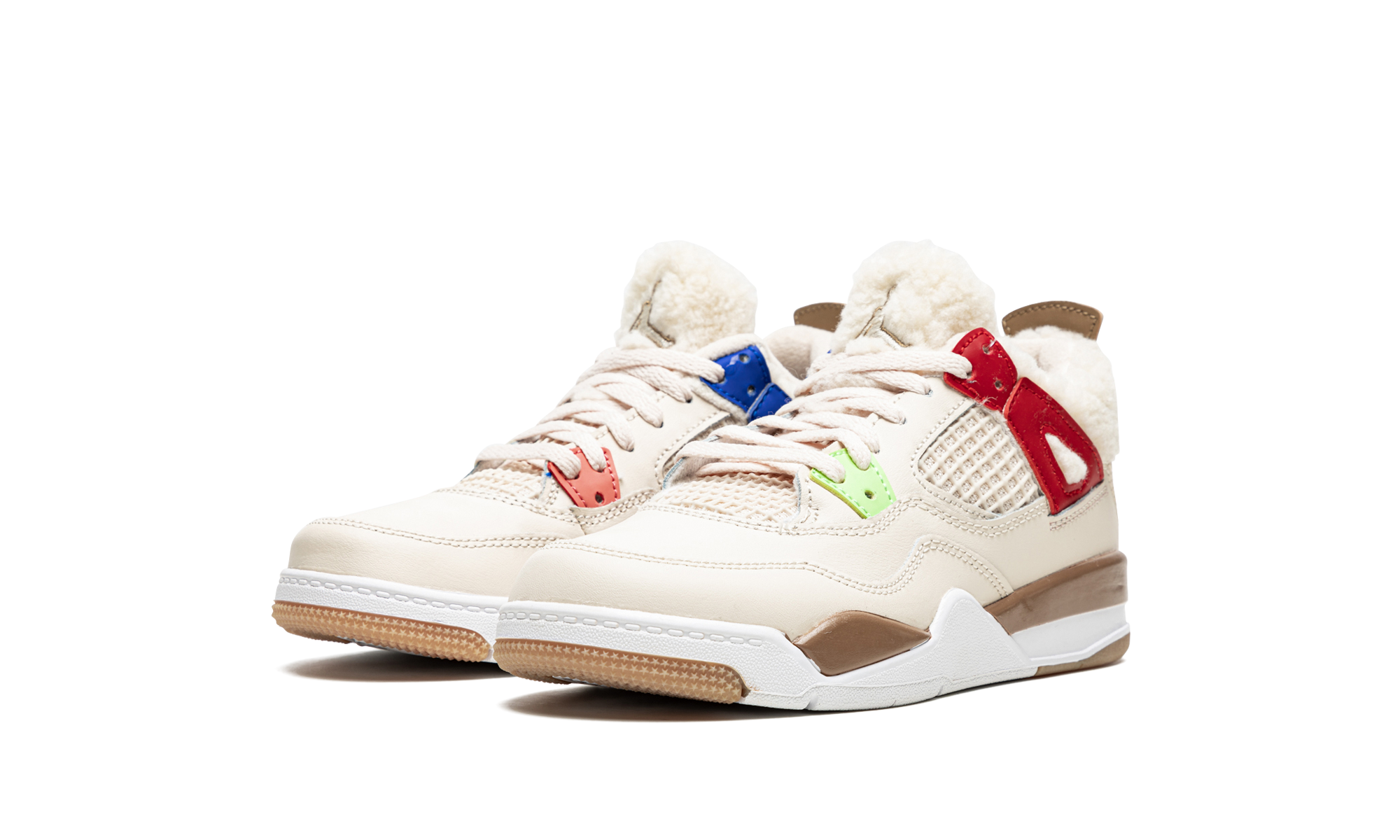 jordan 4 retro where the wild things are ps+DH0573-264+diagnol left view