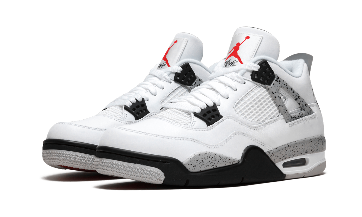 jordan 4 retro white cement 2016+840606-192+diagnol left view