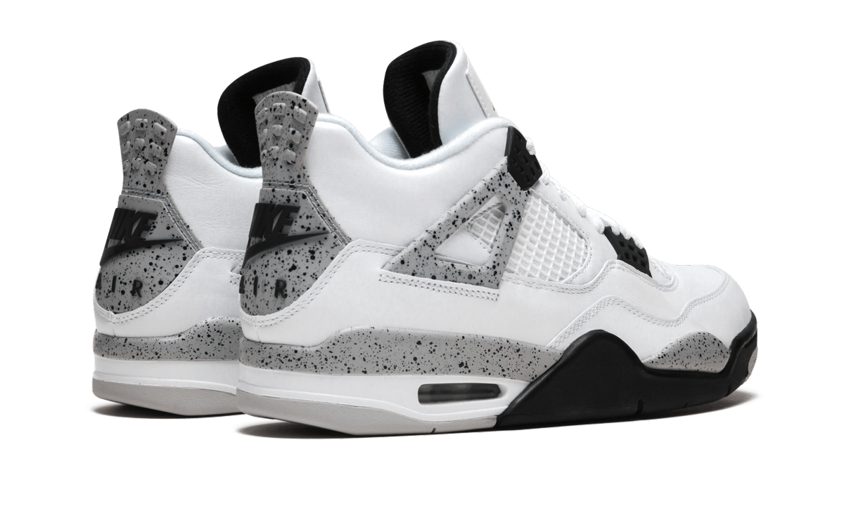 jordan 4 retro white cement 2016+840606-192+diagnol right behind view