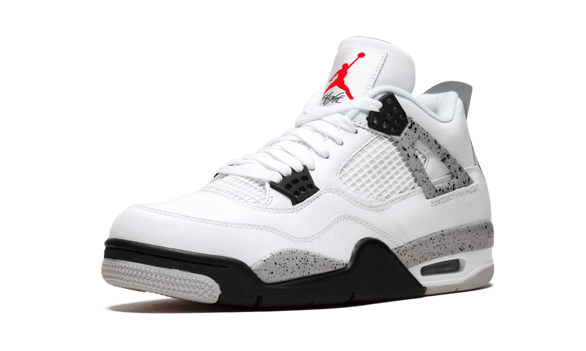 jordan 4 retro white cement 2016+840606-192+left diagnol single view