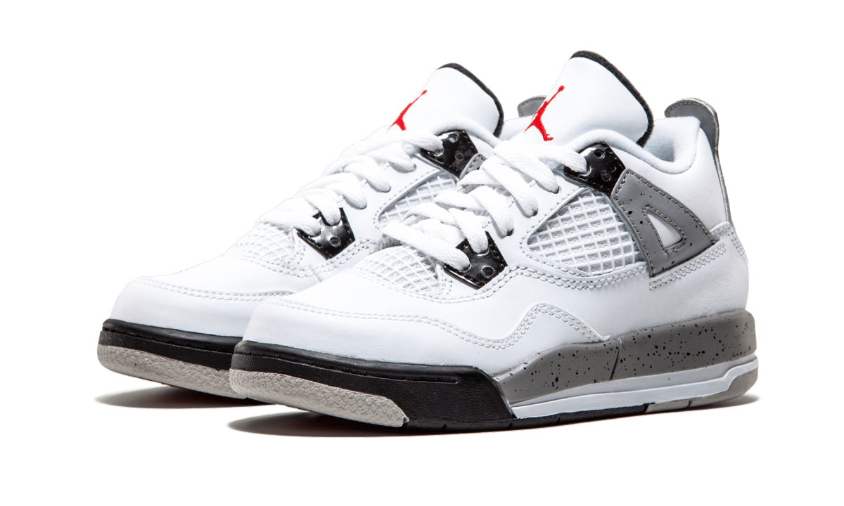 jordan 4 retro white cement 2016 ps+308499-104+diagnol right behind view