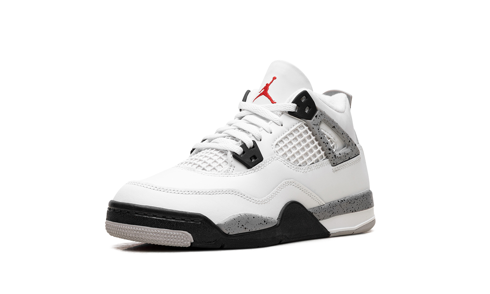 jordan 4 retro white cement 2025 ps+IB4388-100+left diagnol single view