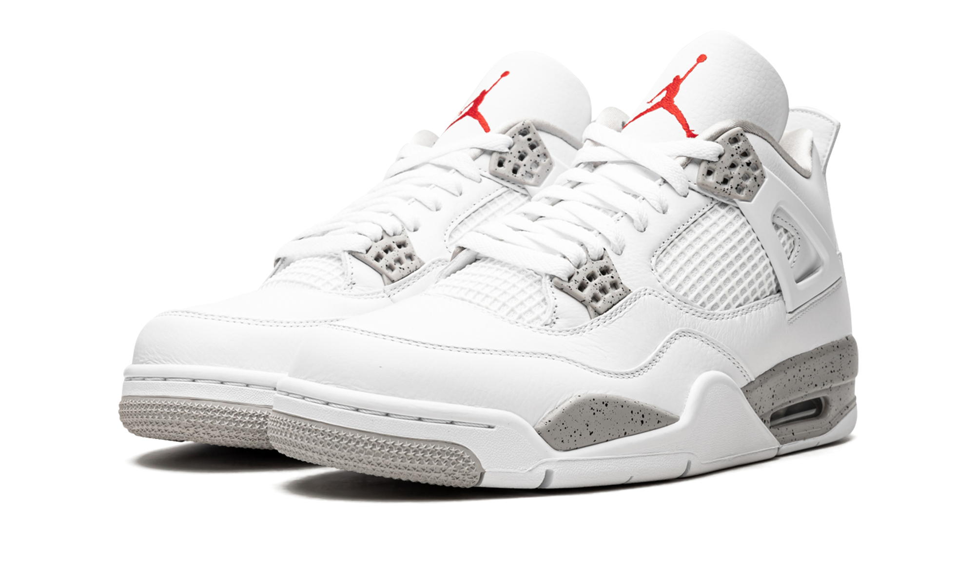 jordan 4 retro white oreo 2021+CT8527-100+diagnol left view