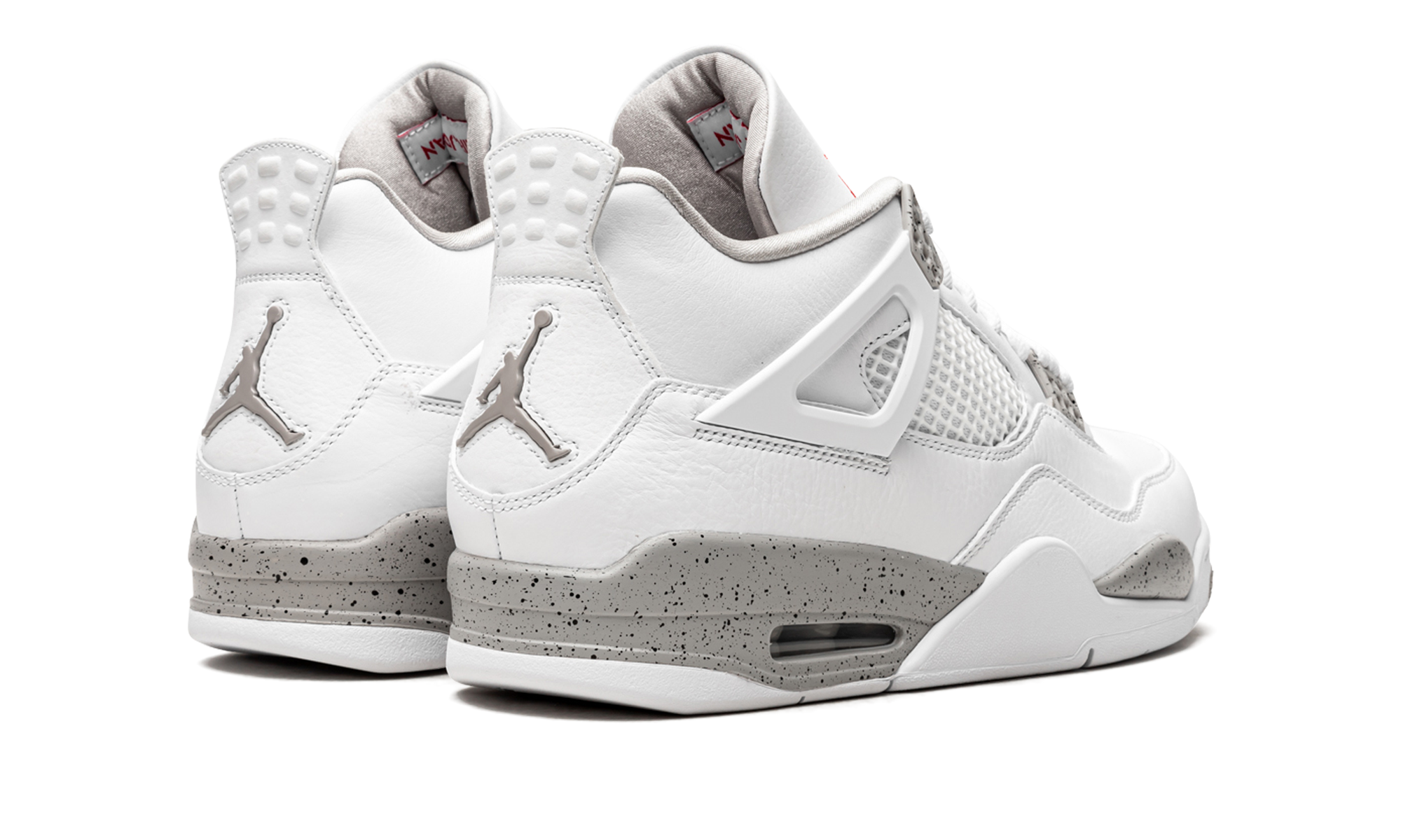 jordan 4 retro white oreo 2021+CT8527-100+diagnol right behind view