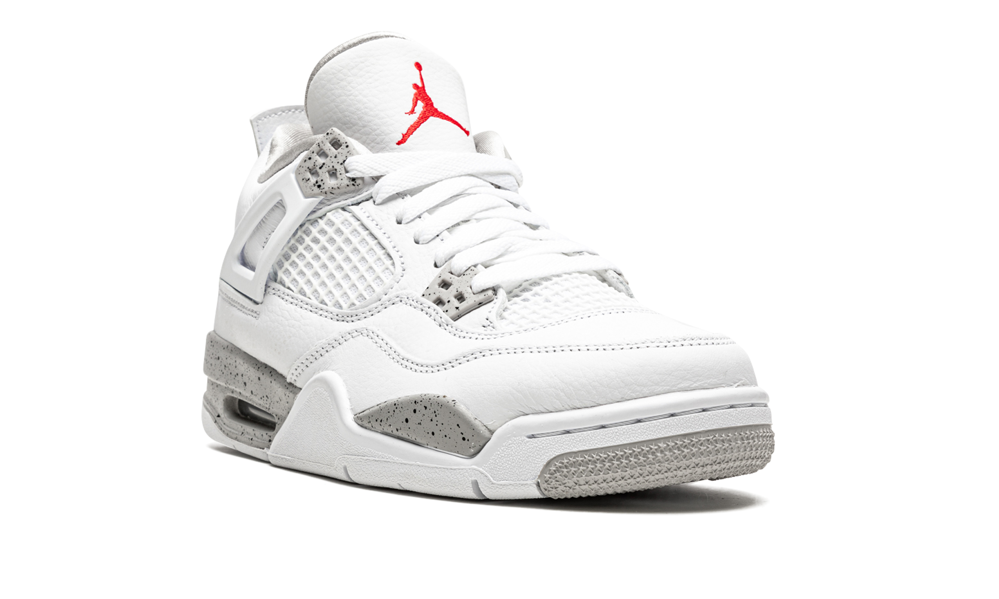 jordan 4 retro white oreo 2021 gs+DJ4699-100+diagnol right view