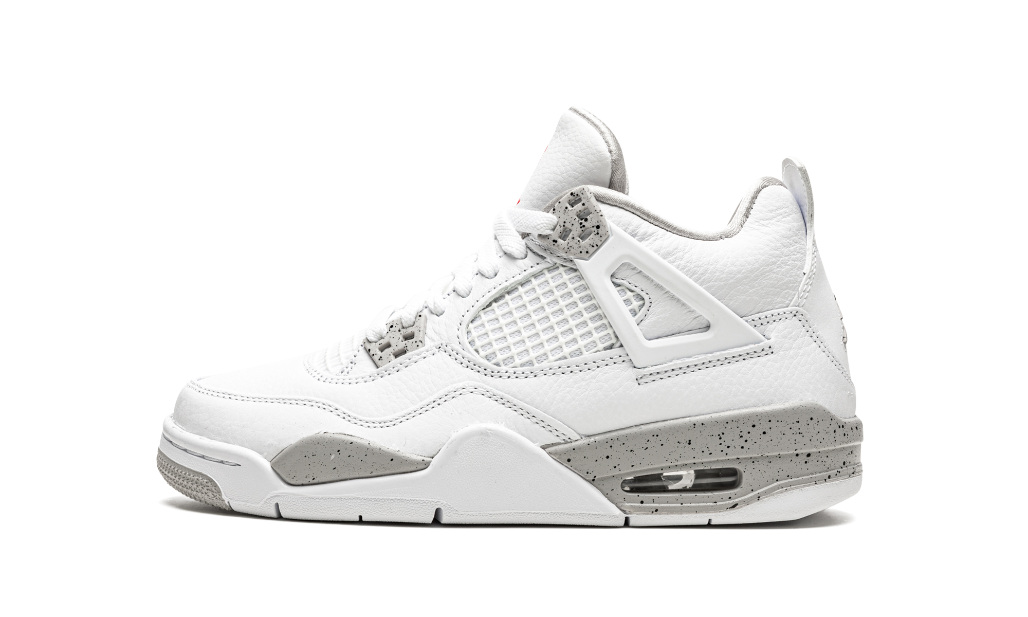jordan 4 retro white oreo 2021 gs+DJ4699-100+diagnol right view 1