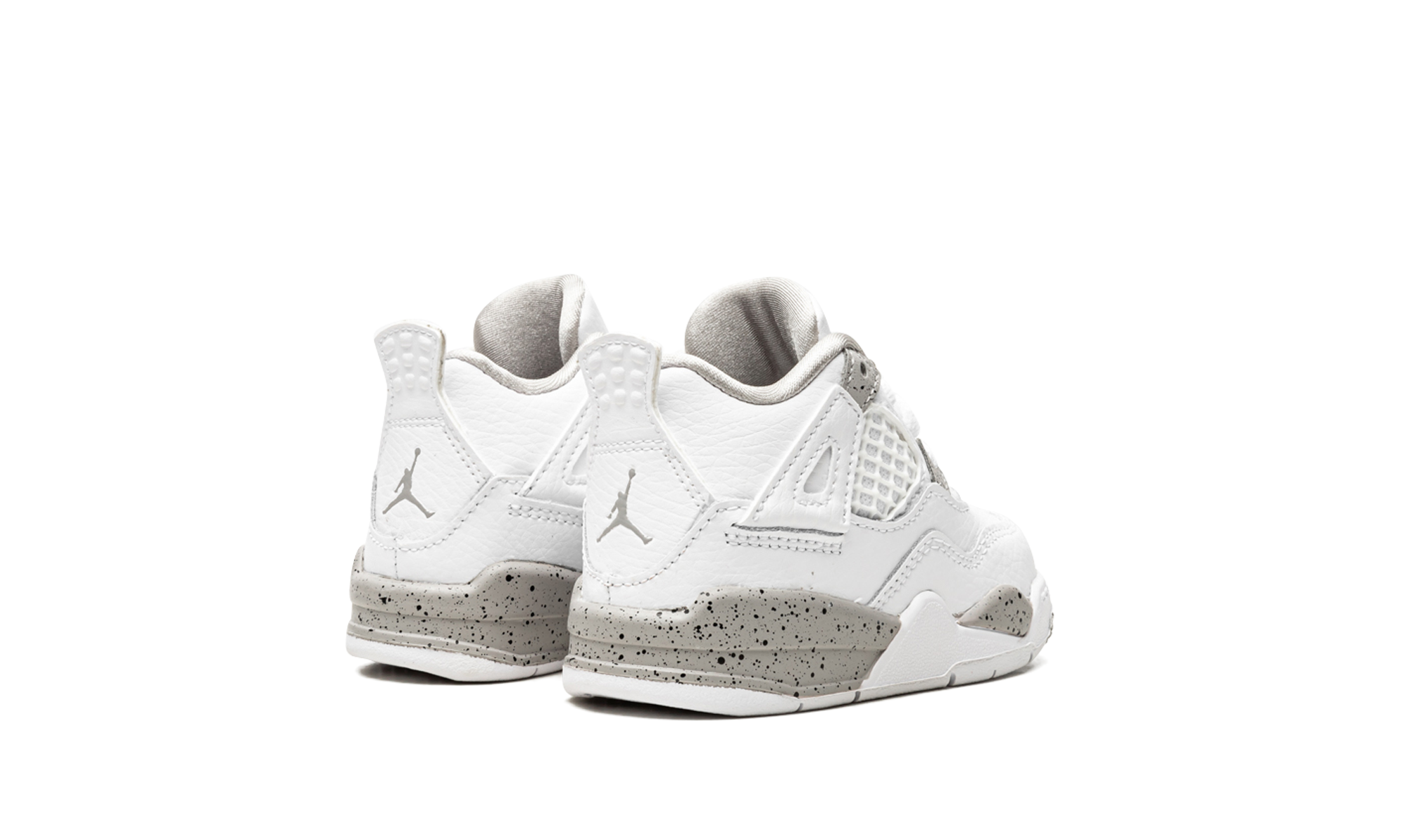 jordan 4 retro white oreo 2021 td+BQ7670-100+diagnol right behind view