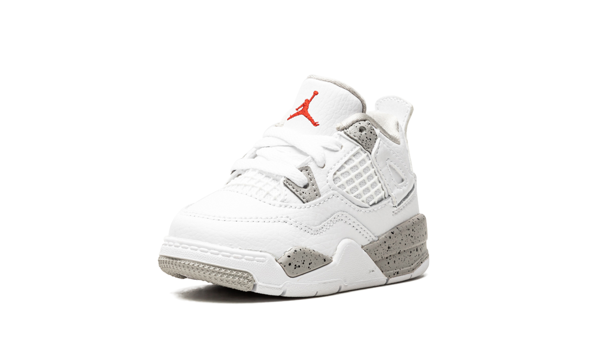 jordan 4 retro white oreo 2021 td+BQ7670-100+left diagnol single view