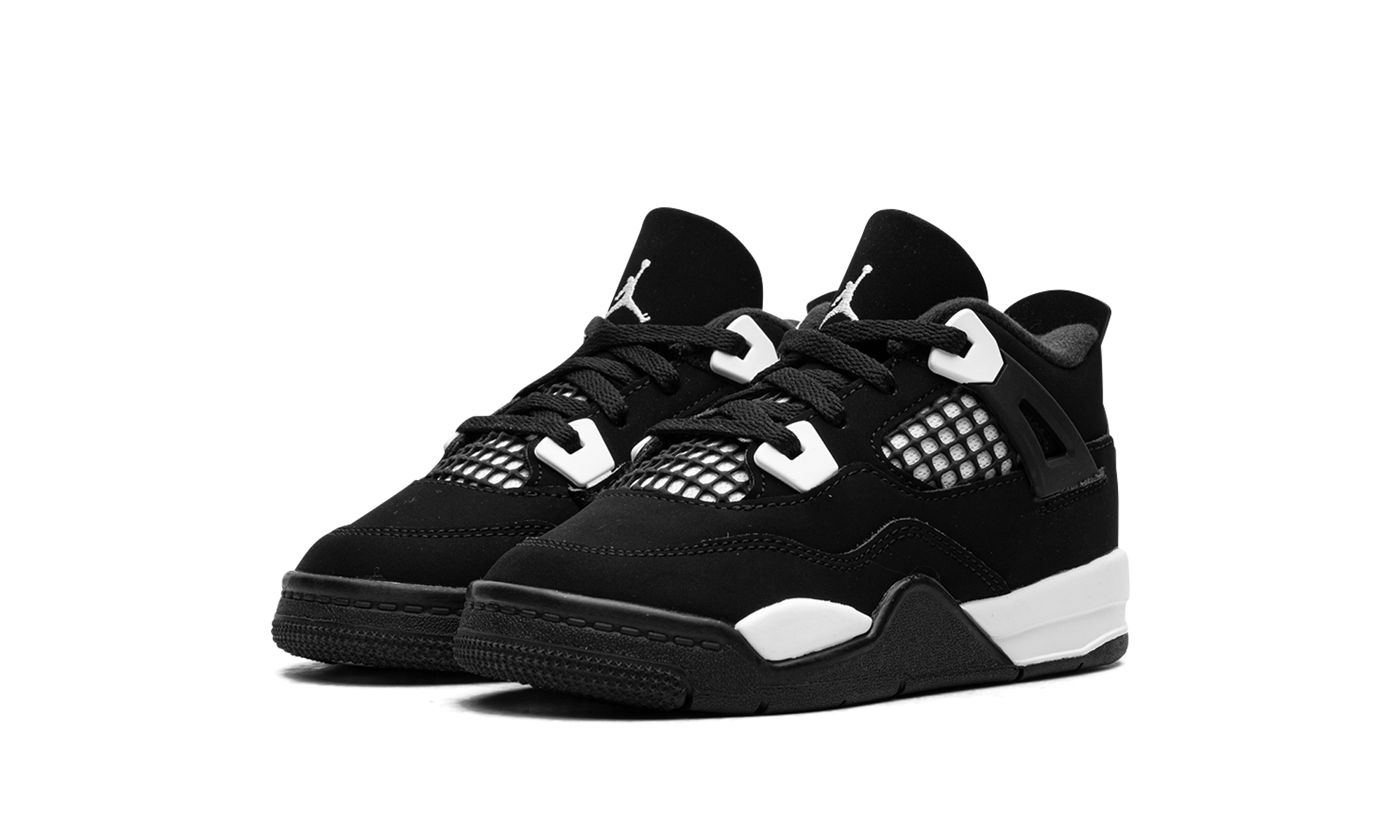 jordan 4 retro white thunder td+FV4538-001+diagnol left view
