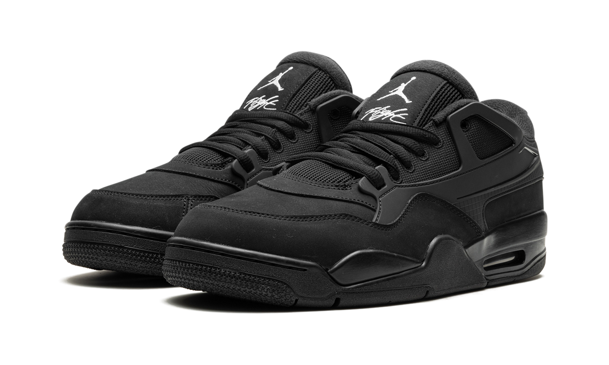 jordan 4 rm black cat+FQ7939-004+diagnol left view