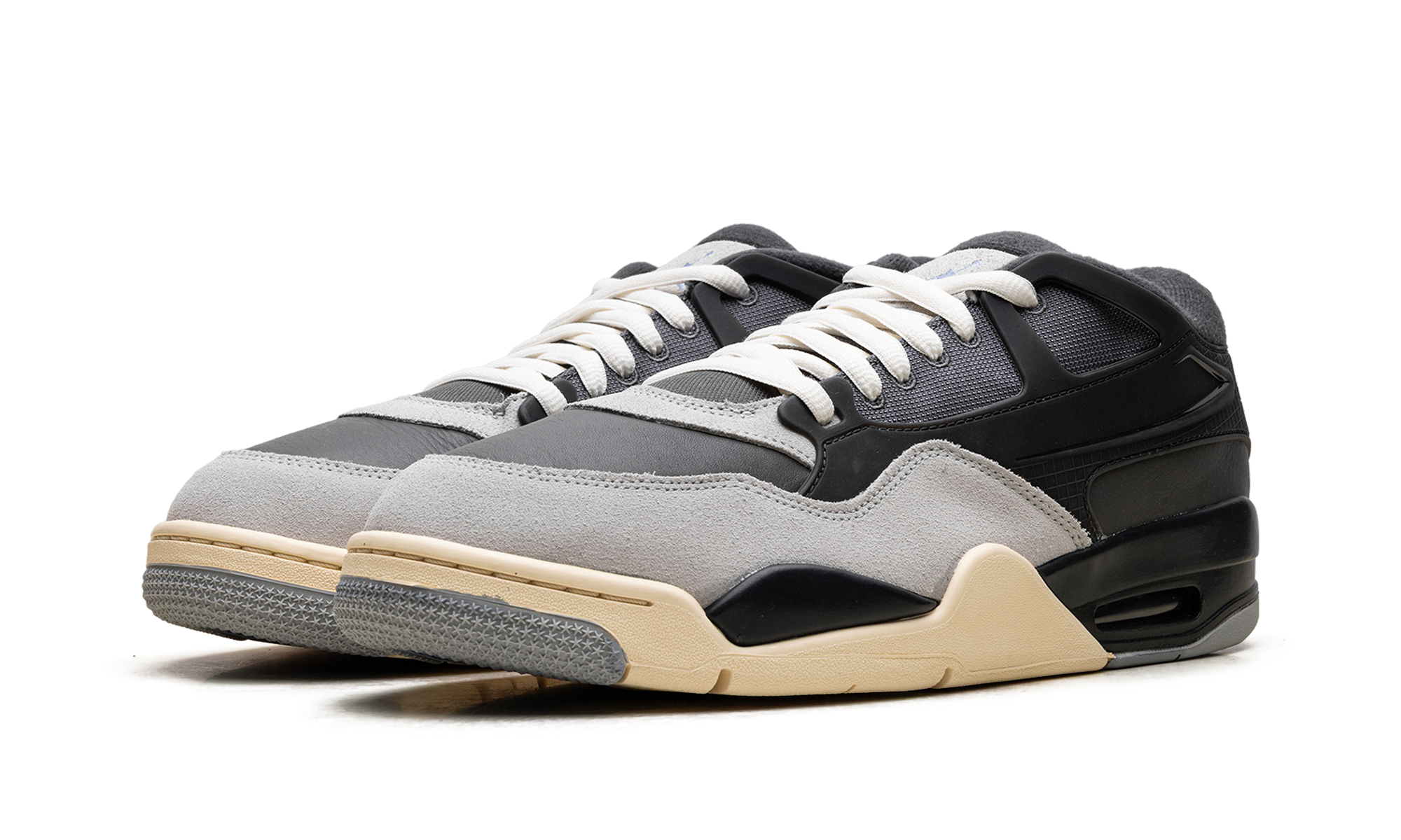 jordan 4 rm iron grey+FQ7939-002+diagnol left view