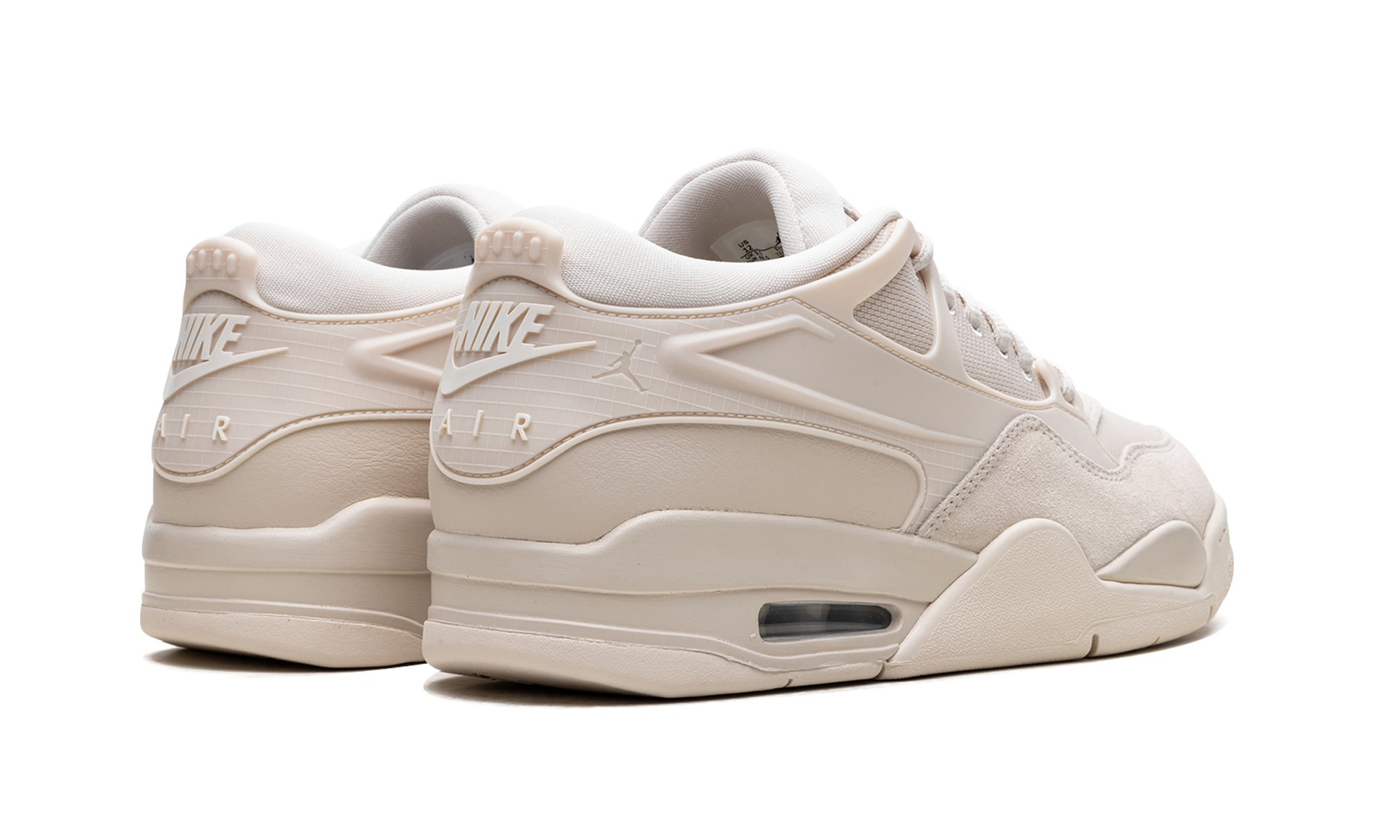 jordan 4 rm legend light brown women s+FQ7940-200+diagnol right behind view